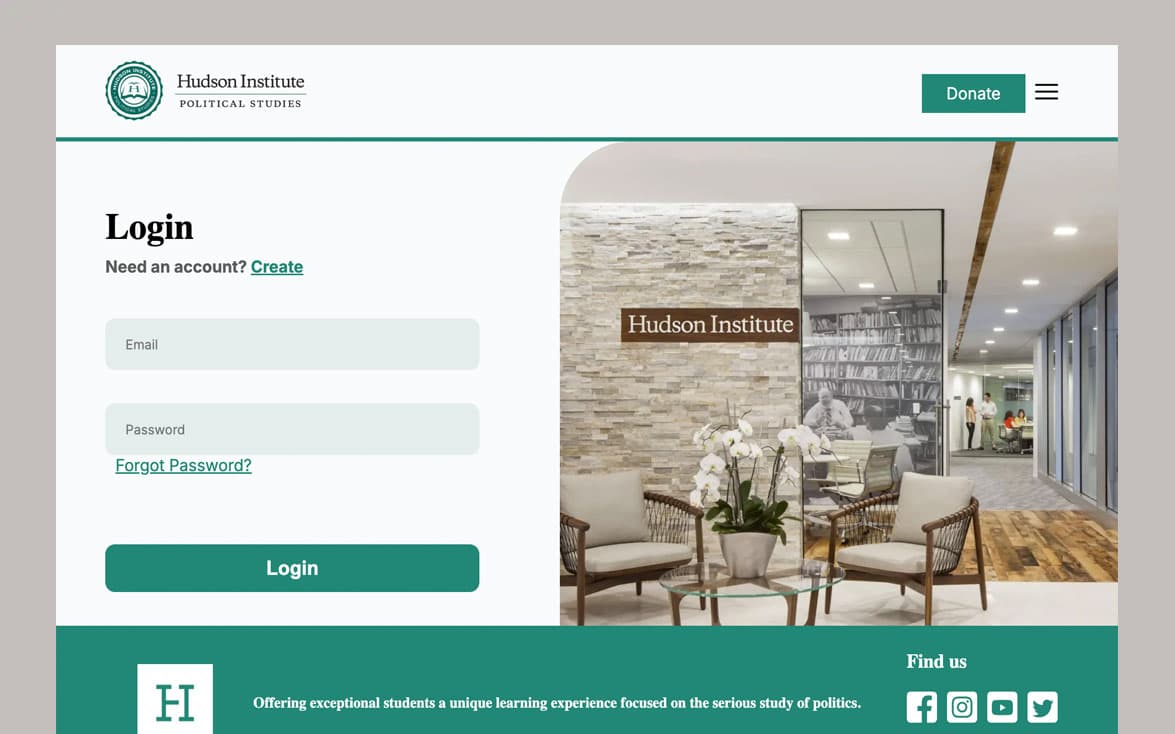 Hudson Political Studies Website